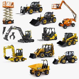 Collection Public Works Machines v6 3D model